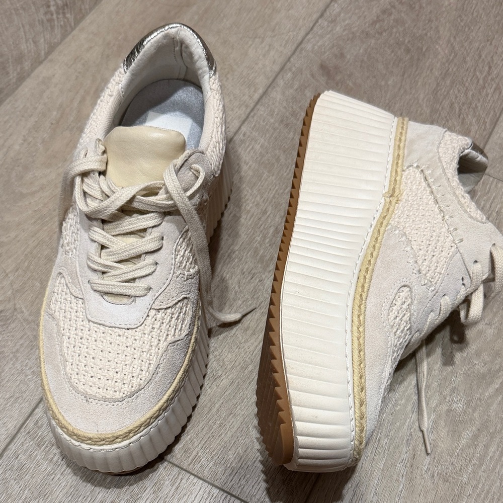 Women's Cream Sneakers